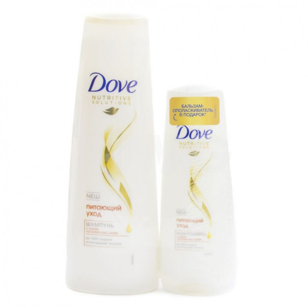 Фото - Шампунь жіночий DOVE Hair Therapy живильний догляд 250 мл