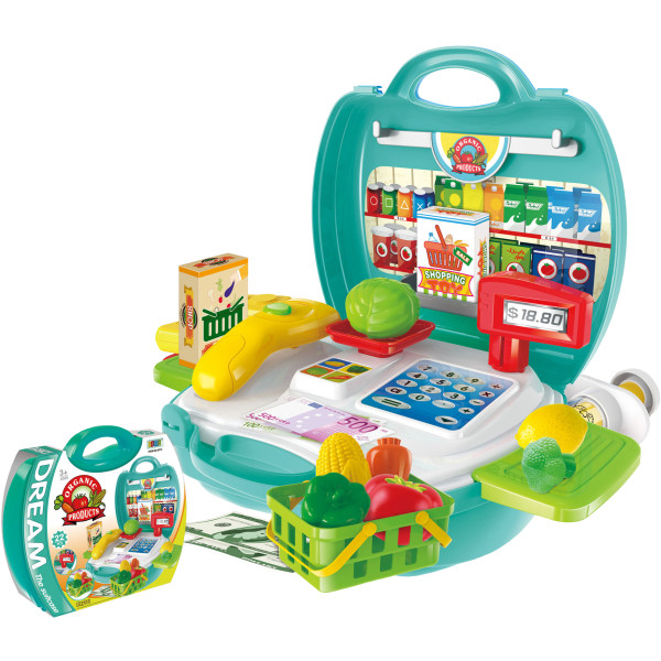 Фото - Сюжетно-рольова гра. Магазин Bowa Набір супермаркет у валізі (8314) Фото - Сюжетно-рольова гра. Магазин Bowa Набір супермаркет у валізі (8314)