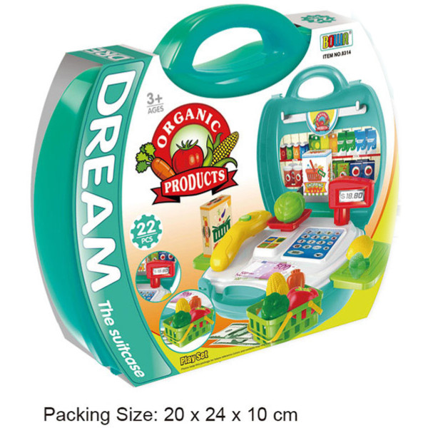 Фото - Сюжетно-рольова гра. Магазин Bowa Набір супермаркет у валізі (8314)