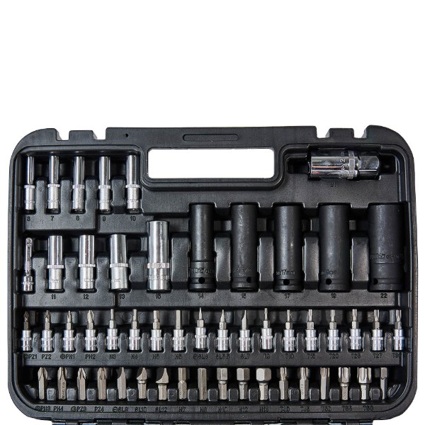 Фото - Набор торцевых головок VITALS 1/4″, 1/2″ 111 шт. Master Impact + Superlock (186169)