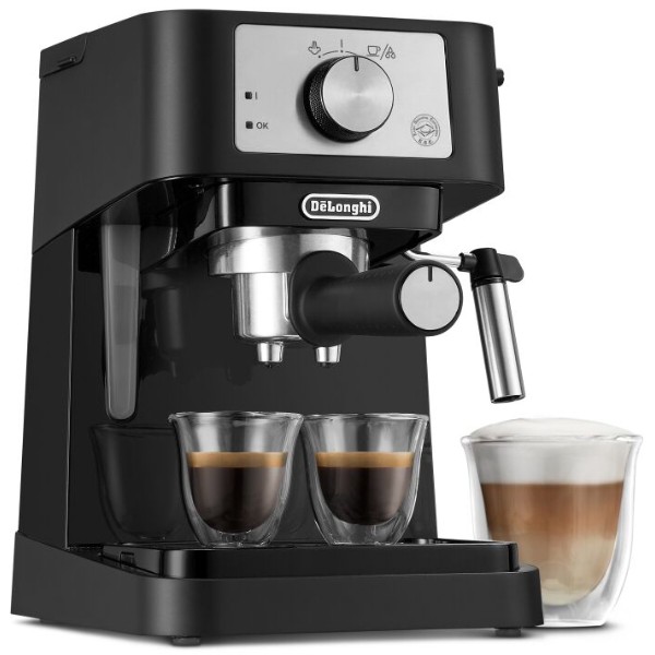 Фото - Уценка - Кофеварка рожковая Delonghi EC260BK