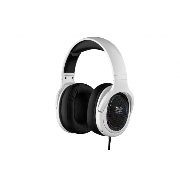 Фото - Гарнитура проводная игровая 2E HG330 RGB USB 7.1 White (2E-HG330WT-7.1)
