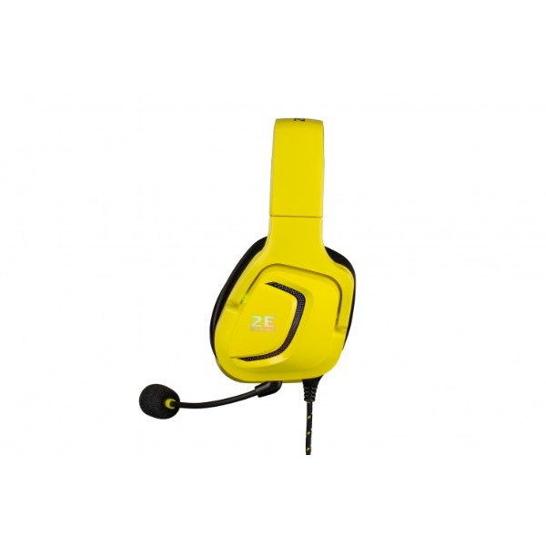 Фото - Гарнитура проводная игровая 2E HG340 RGB USB 7.1 Yellow (2E-HG340YW-7.1)