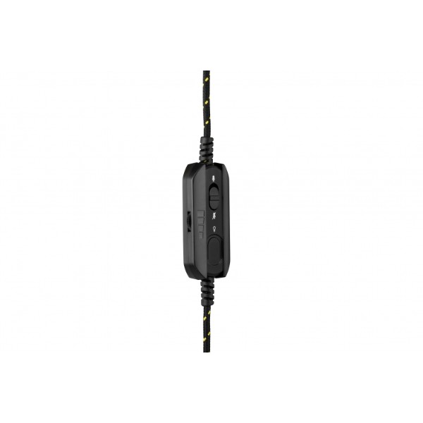 Фото - Гарнитура проводная игровая 2E HG340 RGB USB 7.1 Yellow (2E-HG340YW-7.1)