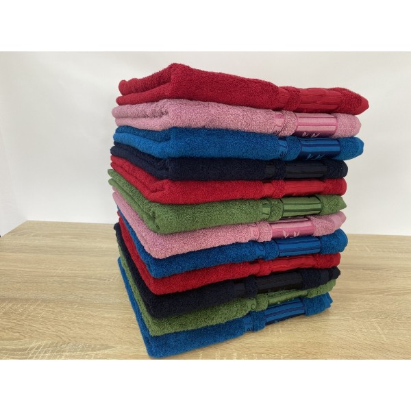 Фото - Рушник для обличчя GM Textile махровий пудра бамбук 50x90