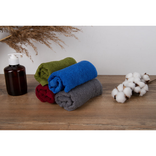 Фото - Рушник для рук GM Textile махровий бордовий 30x50
