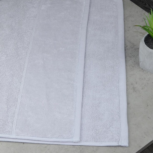 Фото - Рушник для обличчя GM Textile махровий срібний Міладо 50x90