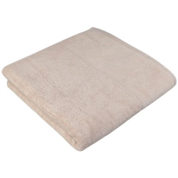 Фото - Рушник банний GM Textile махровий бежевий Міладо 70x140