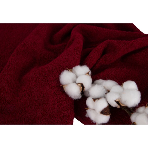 Фото - Рушник для рук GM Textile махровий бордовий 40x70