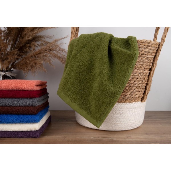 Фото - Полотенце для рук GM Textile махровое зеленый 40x70