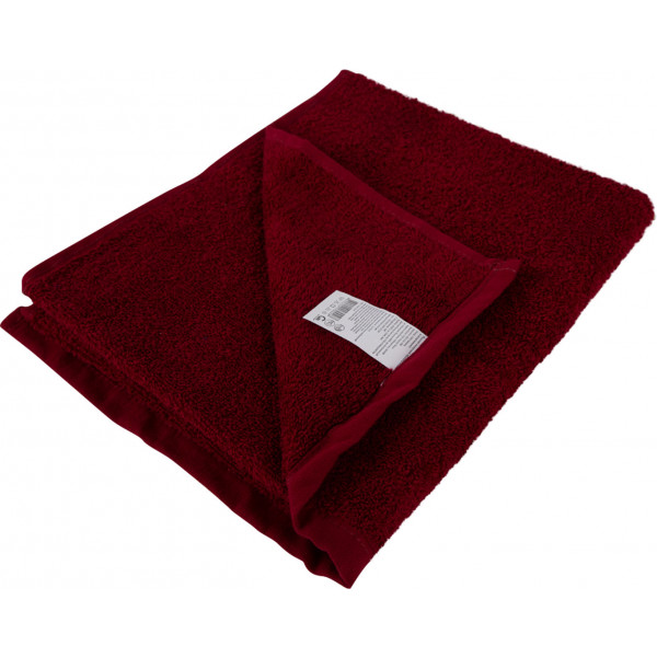 Фото - Рушник для обличчя GM Textile махровий бордовий 50x90