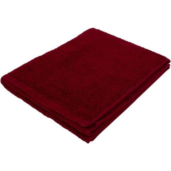 Фото - Рушник для обличчя GM Textile махровий бордовий 50x90