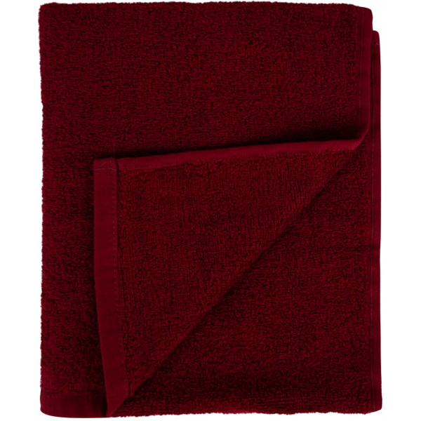 Фото - Рушник для обличчя GM Textile махровий бордовий 50x90