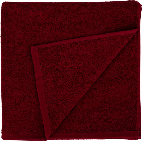 Фото - Рушник банний GM Textile махровий бордовий 70x140