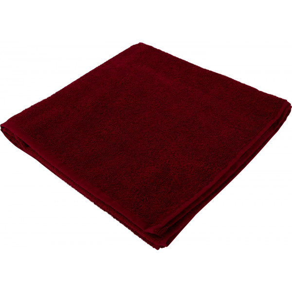 Фото - Рушник банний GM Textile махровий бордовий 70x140