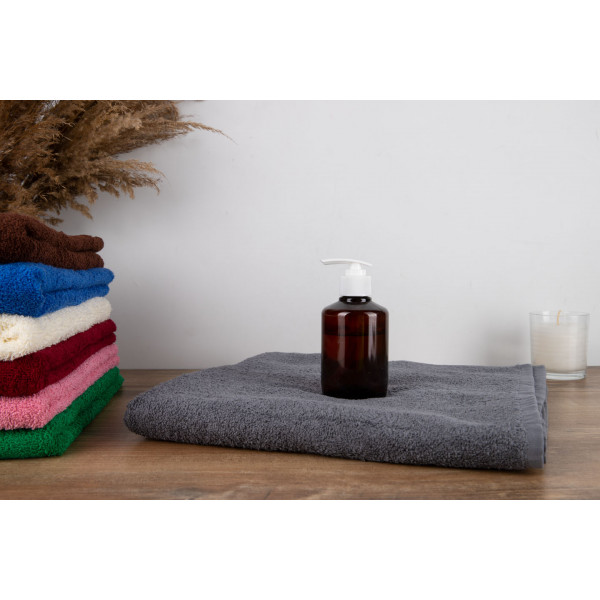 Фото - Полотенце банное GM Textile махровое серый 70x140