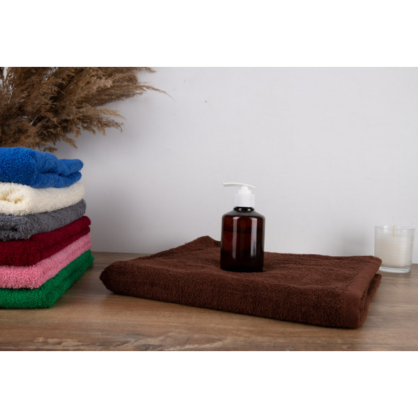 Фото - Полотенце банное GM Textile махровое коричневый 70x140