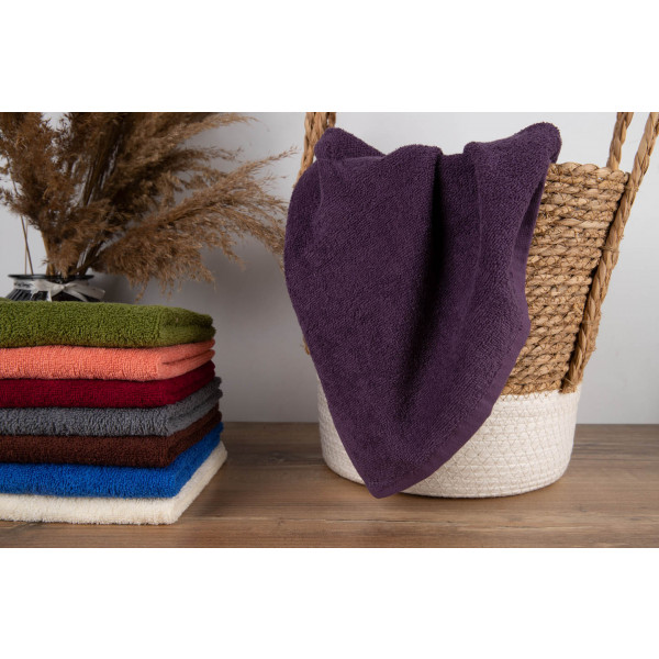Фото - Рушник для рук GM Textile махровий фіолетовий 40x70
