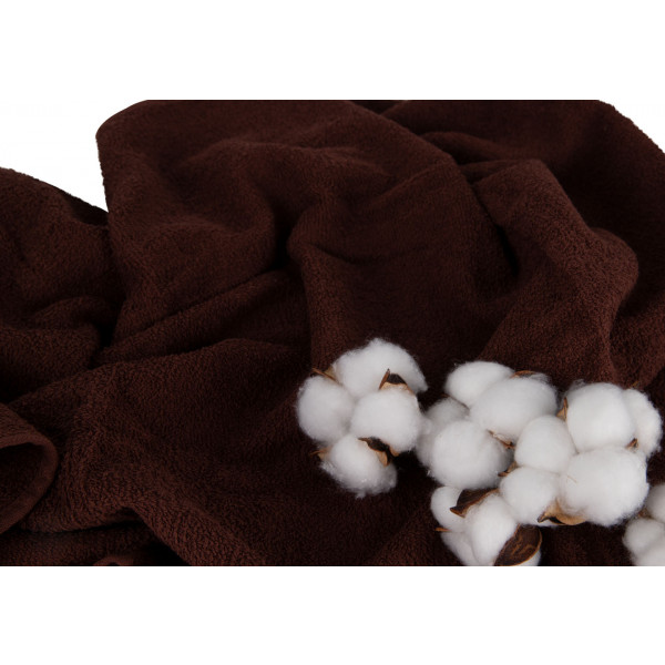 Фото - Рушник для обличчя GM Textile махровий коричневий 50x90