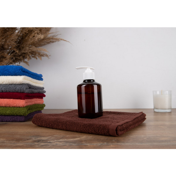 Фото - Рушник для обличчя GM Textile махровий коричневий 50x90