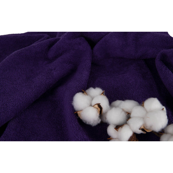 Фото - Рушник для обличчя GM Textile махровий фіолетовий 50x90