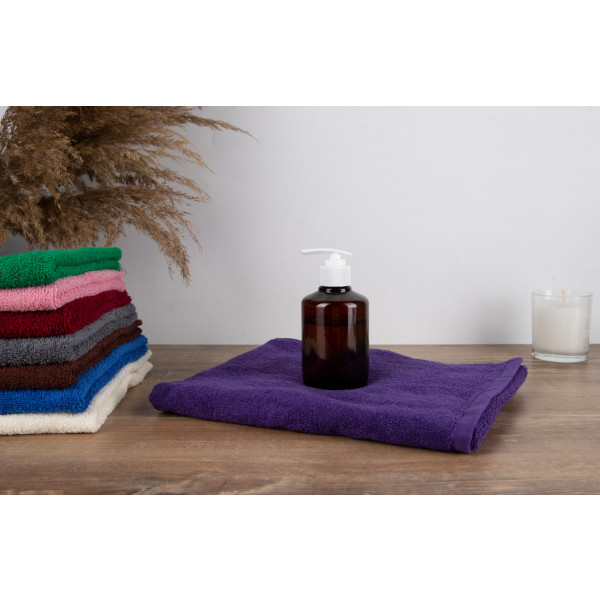 Фото - Рушник для обличчя GM Textile махровий фіолетовий 50x90