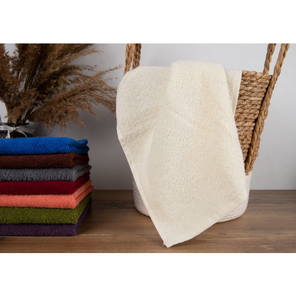 Фото - Рушник для обличчя GM Textile махровий ванільний 50x90