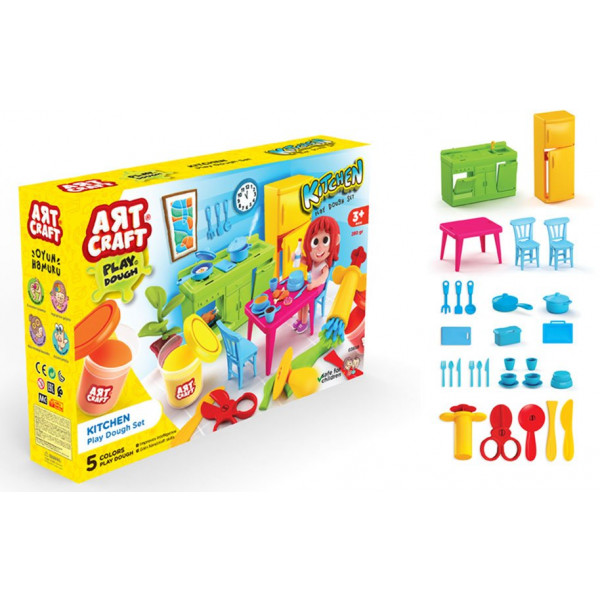 Фото - Ліплення з тіста dede Кухня, великий Art Craft 280 г (03658) Фото - Ліплення з тіста dede Кухня, великий Art Craft 280 г (03658)