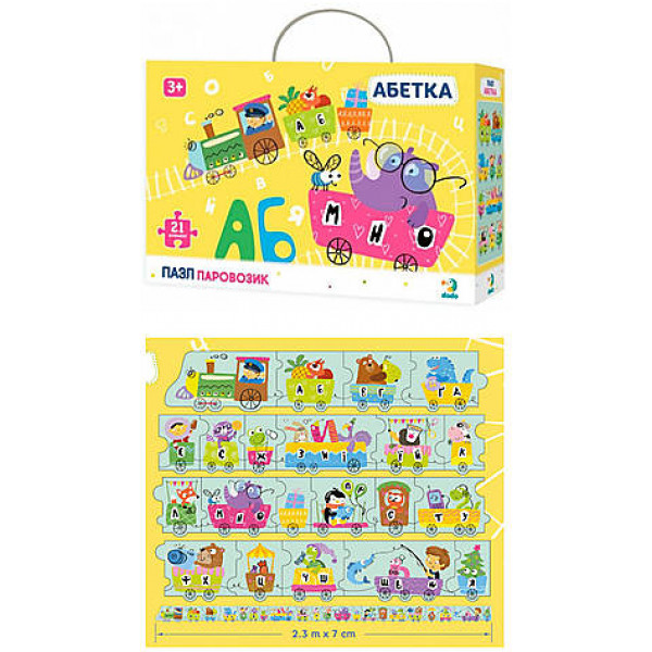 Фото - Пазли (3-4 роки) Dodo Абетка Паровозик (300148)