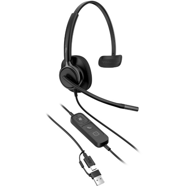 Фото - Гарнитура проводная Poly Mission 415 Monaural USB-C/A (C01A9AA)