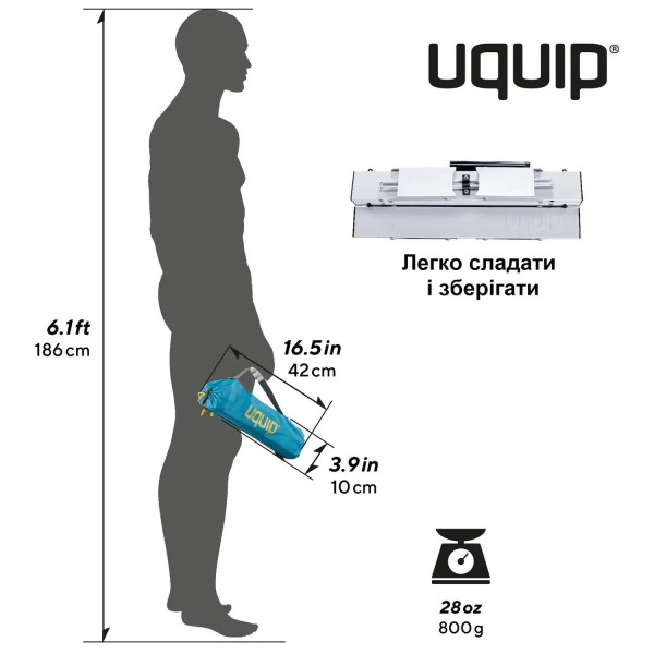 Фото - Складной стол Uquip Handy Silver (244110)