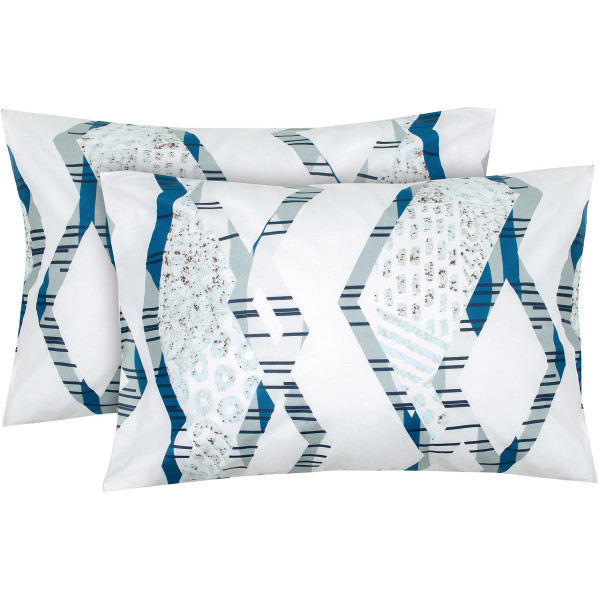 Фото - Наволочка Home Line Ранфорс Щ116 ГЕОМЕТРІЯ 50х70 2 шт. (188311)