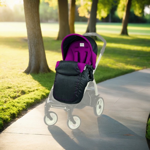 Фото - Прогулянковий блок Peg-Perego Pop-Up SO13-DX29 Малинове з чорним (ISPV300062SO13DX29)