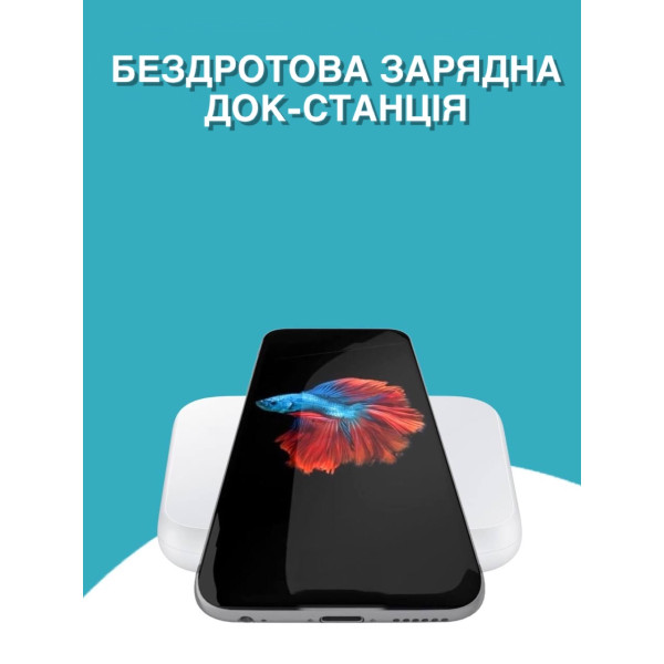 Фото - Бездротовий зарядний пристрій Ailink White Slim Pad Premium Glass (AI-WPA12)
