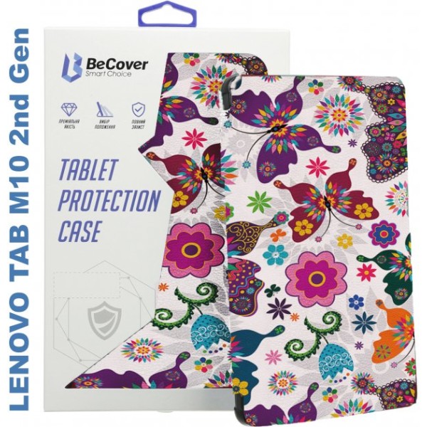 Фото - Чехол для планшета BeCover Smart Case for Lenovo Tab M10 HD 2nd Gen TB-X306 Butterfly (706110)