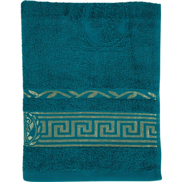 Фото - Рушник для обличчя GM Textile махровий ізумрудний Цезар 50х90