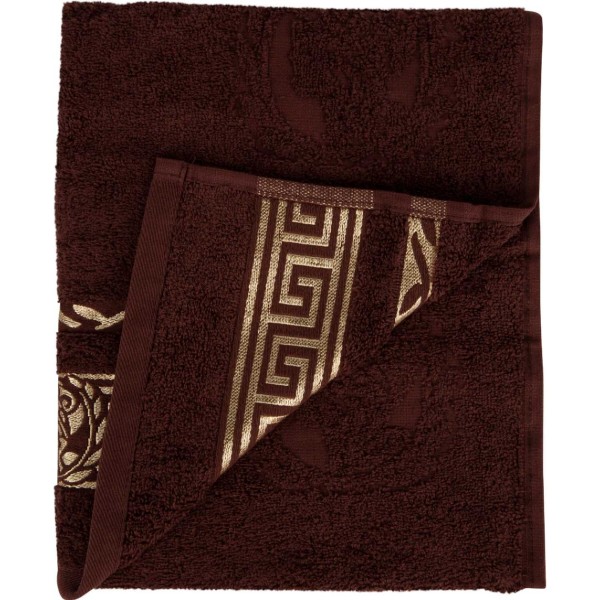 Фото - Рушник для обличчя GM Textile махровий коричневий Цезар 50х90