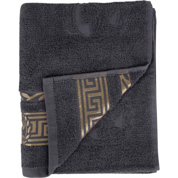Фото - Рушник для обличчя GM Textile махровий сірий Цезар 50х90