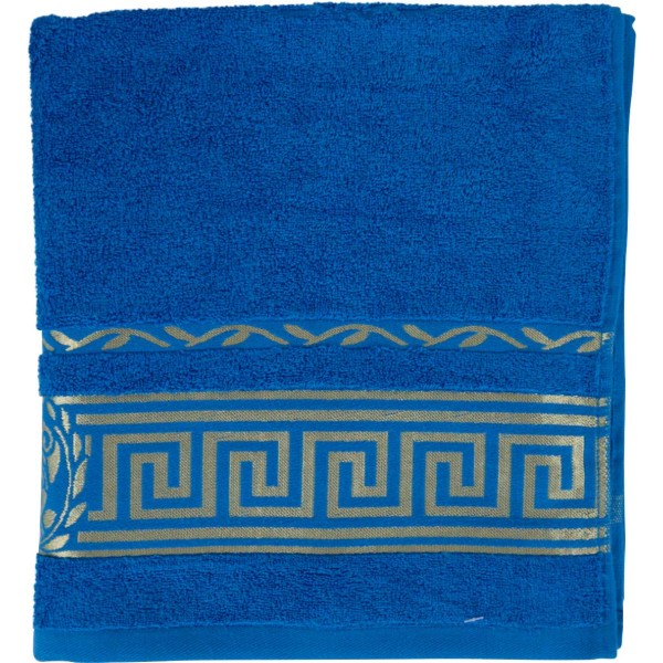 Фото - Рушник банний GM Textile махровий блакитний Цезар 70х140