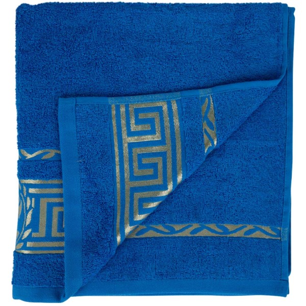Фото - Рушник банний GM Textile махровий блакитний Цезар 70х140