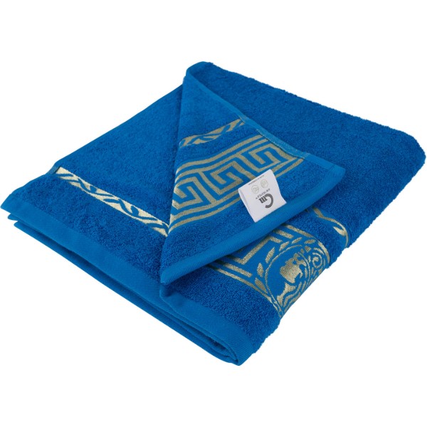 Фото - Рушник банний GM Textile махровий блакитний Цезар 70х140