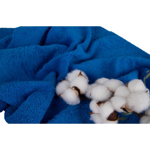 Фото - Рушник банний GM Textile махровий блакитний Цезар 70х140