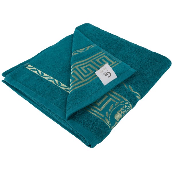 Фото - Рушник банний GM Textile махровий ізумрудний Цезар 70х140