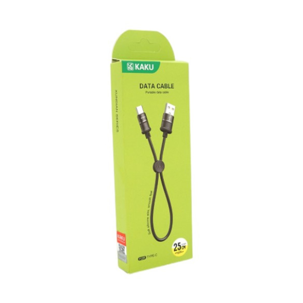 Фото - Кабель синхронізації даних iKaku KSC-351 XUNDIAN series for iPhone 0,25 м Black (KSC-351-L)