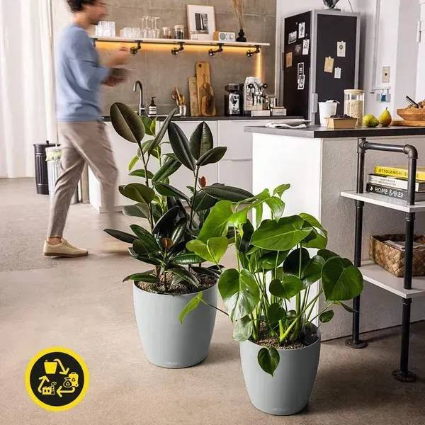 Фото - Вазон Lechuza CLASSICO Color ECO 35 серый 18933