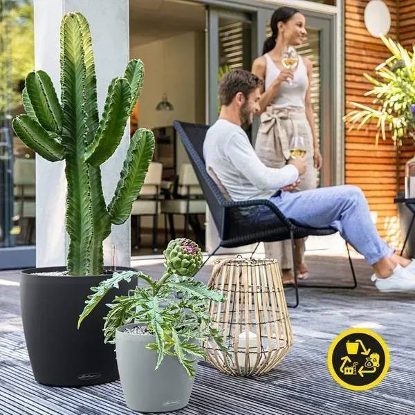 Фото - Вазон Lechuza CLASSICO Color ECO 35 серый 18933