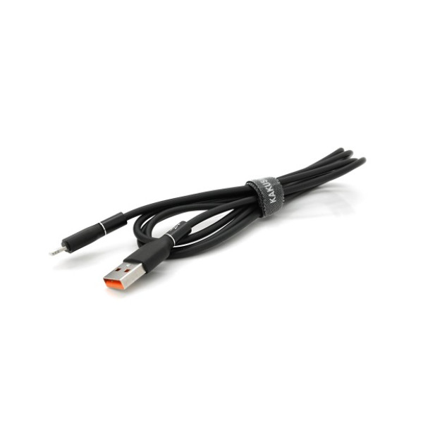 Фото - Кабель синхронізації даних iKaku KSC-452 FEIZHUO for iPhone 1,2 м Black (KSC-452-L)