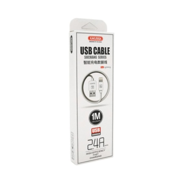 Фото - Кабель iKaku KSC-060 SUCHANG for iPhone 1 м White (KSC-060-L)