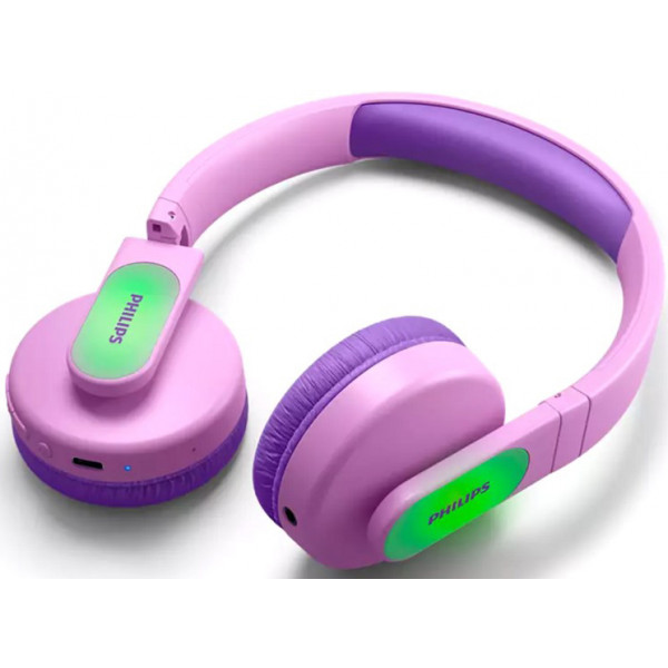 Фото - Навушники накладні бездротові Philips Kids TAK4206 On-ear Wireless Mic Pink