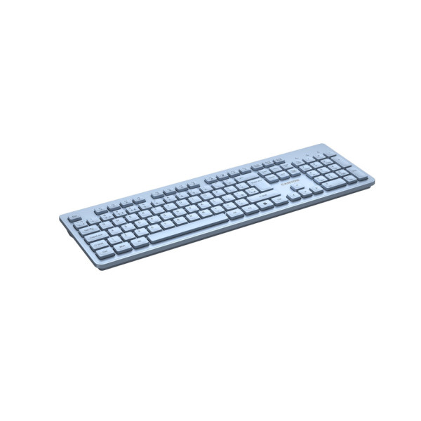 Фото - Клавіатура бездротова Canyon HKB-W01 Wireless Silent EN/UA Blue (CNS-HKBW01BL)